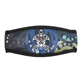 SeaCanary Snorkeling Diving Mask Strap Cover Makauhonu Black