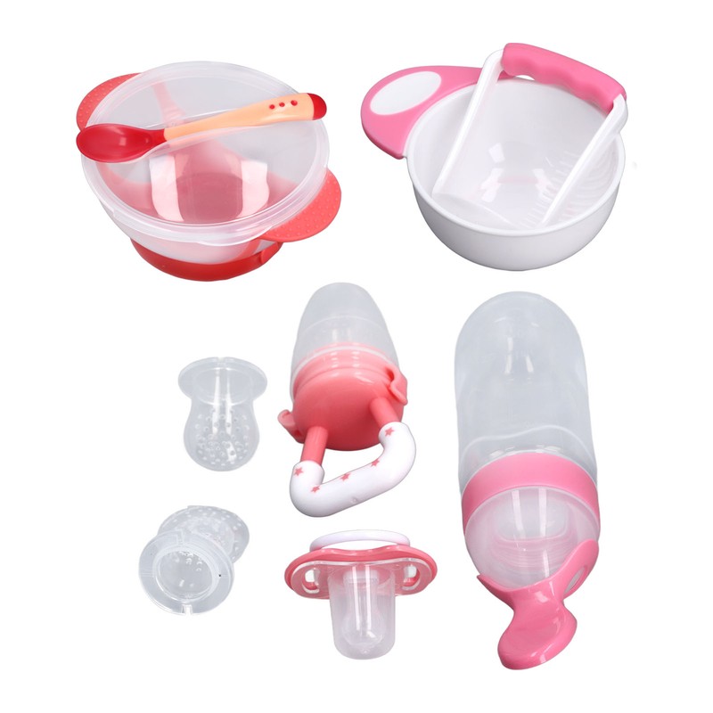 Baby Feeding Tools Set Newborn Baby Bowl and Spoon Set