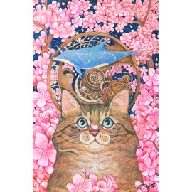 Pintoo Jigsaw Puzzles 600 Piece for Adults - Cotton Lion - The Whimsical World of Sakura Cat Beautiful Plastic Puzzle for Home Decor Zero Dust Easy Storage [H2786]