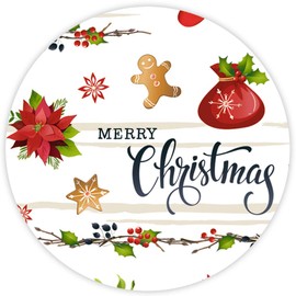 Ursus Merry Christmas 11344601 Photo Card, DIN A4, 300 g/m², 10 Sheets, Printed on Both Sides, Front and Back in Various Designs, Made of Fresh Cellulose, Motif 1, Ideal for Paper Artwork