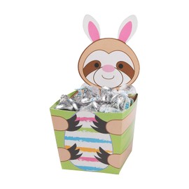 Sloth Bunny Treat Box - Party Supplies - 12 Pieces