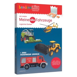 bambinoLÜK-Set: ab 3 Jahre Meine siku Fahrzeuge - Logisches Denken (bambinoLÜK-Sets: Kasten + Übungsheft/e)