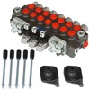 kimllier 7 Spool Hydraulic Valve 11GPM 3600PSI Hydraulic Directional Control