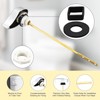 PuritySage Toilet Side Flush Lever Handle Replacement,Compatible with TOTO THU004-CP
