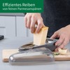 Chefkoch trifft Fackelmann Parmesan Grater with Container - Stainless Steel
