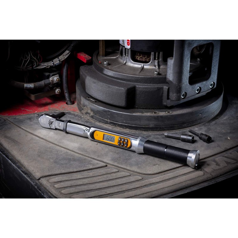 GEARWRENCH Flex Head Electronic Torque Wrench with Angle