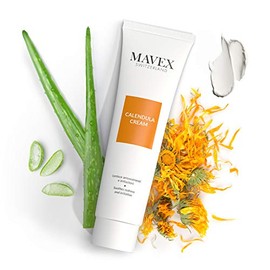 MAVEX Calendula Creme, mit Ringelblume-, Kamillen-, Aloe-, Malven- und Johanniskrautextrakt, 100 ml