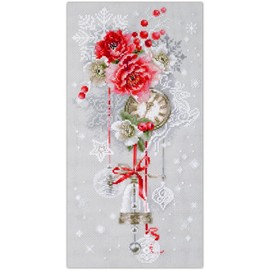 MARUSSIA Magic Needle Zweigart Edition Cross Stitch Kit Crystal Time Counted Pattern 18 x 37 cm