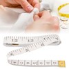 50pcs 60 Inch Soft Tape Measure Body Sewing Flexible Ruler