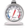 Stainless Steel Oven Thermometer, 50-300°C Temperature Range, Large Dial Display