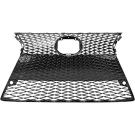 HECASA Lower and Upper Grill Compatible with 2014-2016 Lexus IS200t IS250 IS350 LX1200152, LX1036115/ 5211253070, 5311253061 F-Sport Grille Sit (2 Packages)