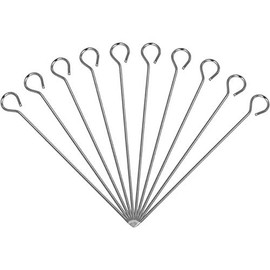 Metaltex Roulade pins 10 Pieces, Stainless Steel Multi-Colour, 0.7 x 6.8 x 22.6 cm