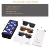 VANLINKER Polarized Square Sunglasses for Men Women Shades with UV