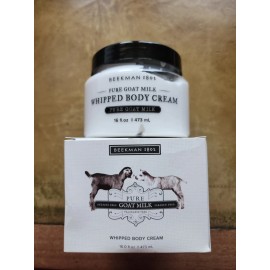 BEEKMAN 1802 Pure Goat Milk Whipped Body Cream (Fragrance Free) 16oz NIB SEALED
