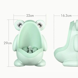 Boys Pee Infant Toddler Wall-Mounted Baby Boy Potty Toilet Training for Kids Cartoon Frog Children Stand Vertical Urinal (Color : B) (B)