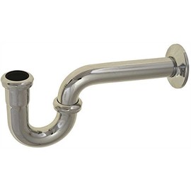 DURAPRO 162105 Heavy-Duty Brass P-Trap, 1-1/4", 17-Gauge Chrome