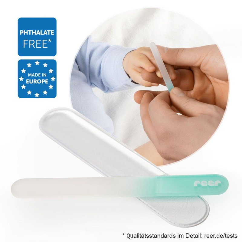 Reer PremiumCare 81043 Baby Glass Nail File, Made in the