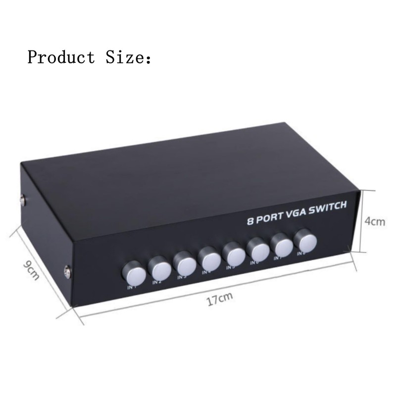 Suckoo 8 Port VGA Video switcher 8 in 1 Out