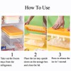 Ninyoon 1 Second Release Ice Cube Tray with Lid and