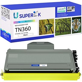 SuperInk High Yield Compatible Toner Cartridge Replacement for Brother TN360 TN-360 TN330 TN-330 to use with HL-2170W HL-2140 DCP-7040 MFC-7840W MFC-7320 MFC-7340 MFC-7345N (Black, 1-Pack)