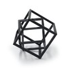 DreamsEden Small Geometric Sculpture, Metal Cube Decorative Ornaments Modern Home