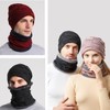 RENDIN Gorros Invierno Bufanda - Guantes Tactiles con Tejido de