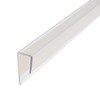 Outwater Plastic J Channel Fits Material 1/4 Inch Thick Clear