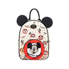 Her Universe Disney100 Mickey Mouse Club Vintage Mini Backpack BLACK NONE