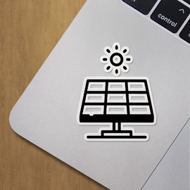 Decal Stickers of Solar Energy Premium Indoor (No Waterproof) Vinyl Decal Stickers for Laptop Phone Accessory Helmet Car Window Mug Tuber Cup Door Wall Decoration ANDVER384499aBL