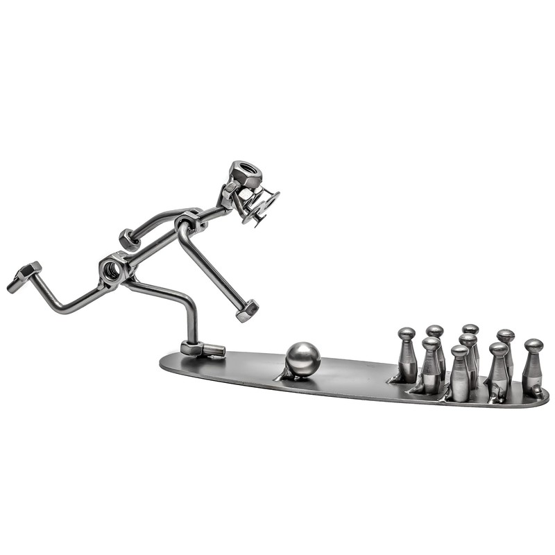 STEEMO Screw Man Bowling Bowling Gift Metal Art Decoration 31