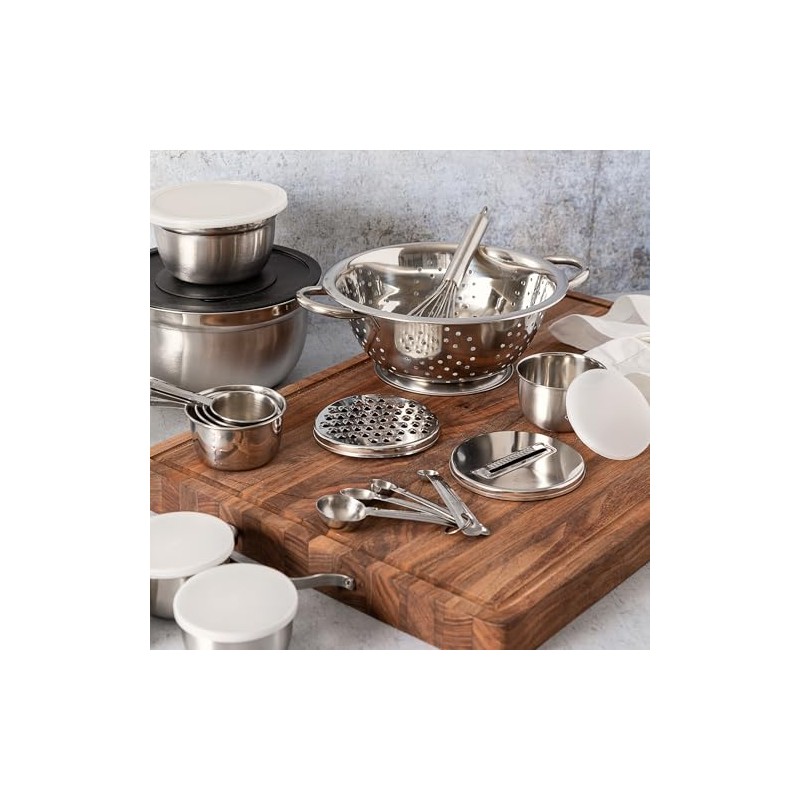 Oster Tobias 27 Piece Kitchen Tools and Prep Set (Collander,