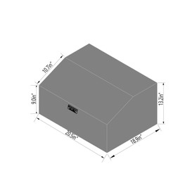 Monument Waterproof Heavy Duty Gas BBQ 2B Table Top Grill Cover for 13742 and G22, SKU 98666