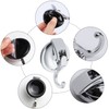 2 Pack Suction Hooks, Vacuum Suction Cup Hooks Powerful Push