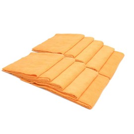 Autofiber [Mr. Everything] Premium Paintwork and Coating Leveling Towel (16"x16") 10 Pack (Orange)
