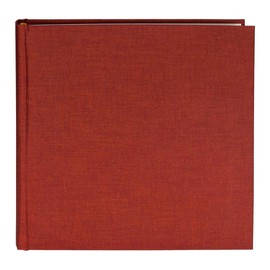 Goldbuch photo album, summertime, 25x25 cm, 60 pages with glassine, red, 25x25 cm
