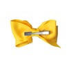 4 Inch Grosgrain Hair Bow for Girls (Yellow)