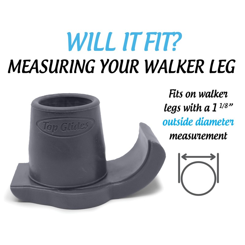 Deal: 2 Pairs Top Glides DuraSki Heavy Duty Walker Ski