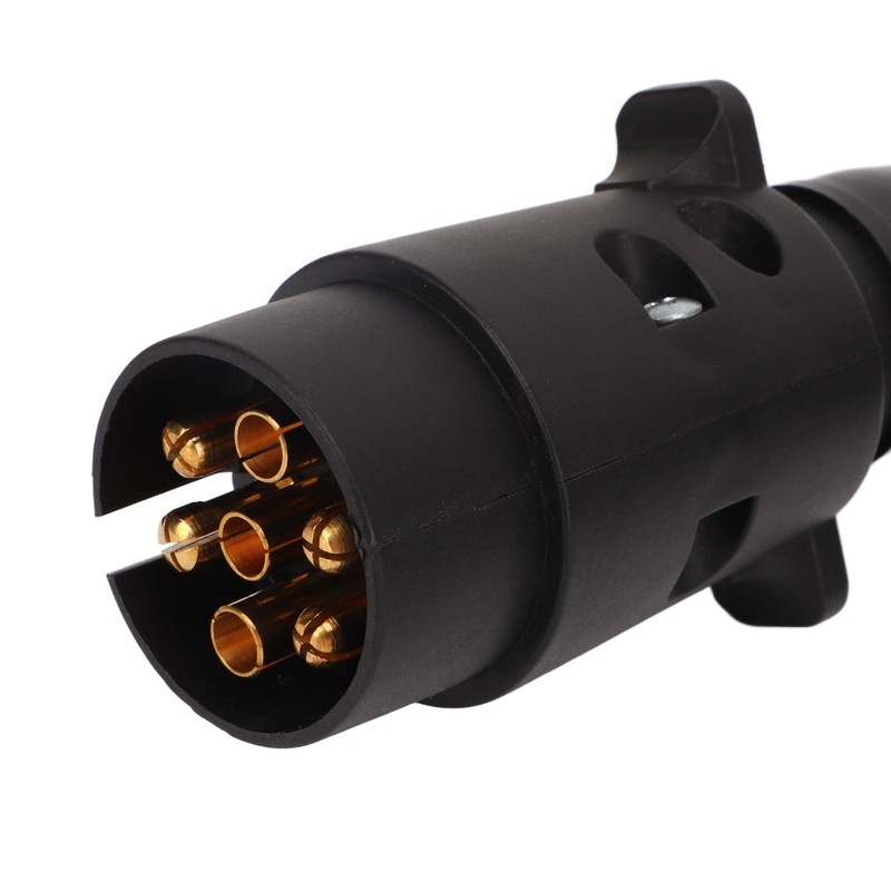 2m Trailer Light Board Extension Cable 7Pin Plug Socket Adapter