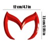 1 Pc Metal Evil 'M' Rear Trunk Badge Decal Emblem
