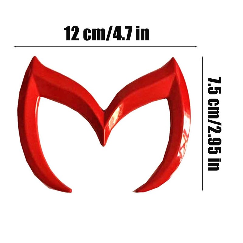 1 Pc Metal Evil 'M' Rear Trunk Badge Decal Emblem