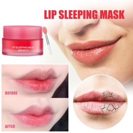 Lip Mask - Lip Sleeping Mask - Lip Mask Overnight - Lip Sleeping Mask - Lip Moisturiser for Dry Chapped Peeling Cracked Lips Fades Lip Lines, Lip Balm for Moisture Lip Care