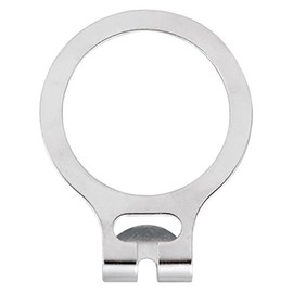 Garcia de Pou 50 Unit Theft Rings for Hangers in Box, 4.8 cm, Metal, Silver, 4.8 x 4.8 x 30 cm