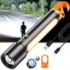 Rechargeable Led Flashlight High Lumens,30W Super Bright Flashlight,2000 Lumen Magnetic