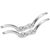 2pcs/set 6in Cleat Stainless Steel Flagpole Cleat Hook Flag Halyard
