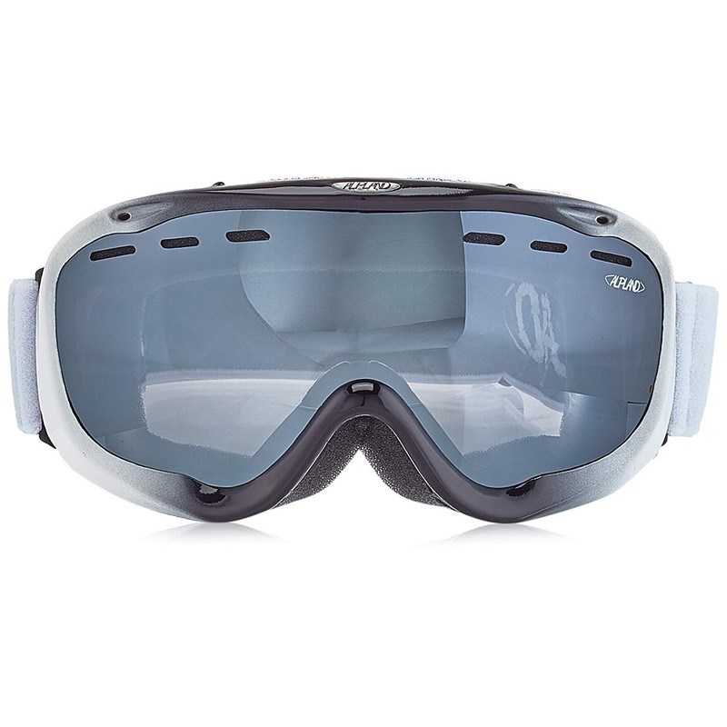 Ravs Skibrille SNOWBOARDBRILLE GLÄSER Silber VERSPIEGELT!HELMKOMPATIBEL ANTIFOG DOPPELSCHEIBE AUCH FÜR