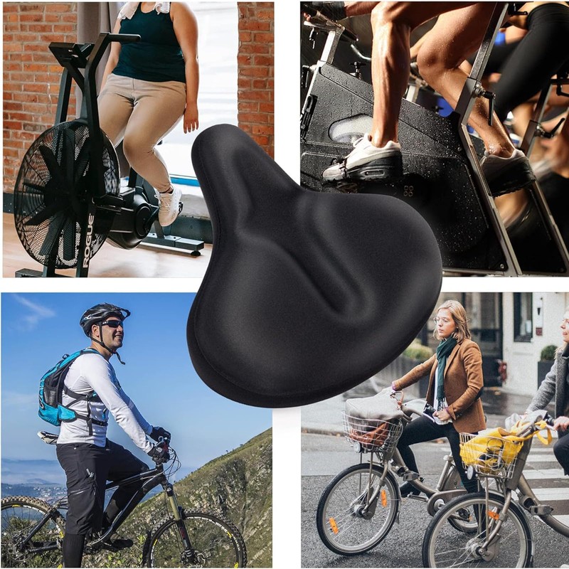 WyBright Bicycle Saddle Cover, Saddle Cushion, Magnetic Tape Type, Super