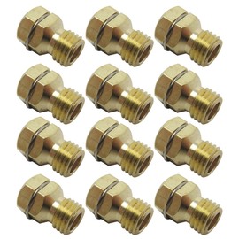 INGQI New GRLP4 LP Gas Conversion Kit | Propane Orifice | Gas To Propane Conversion Kit | 12 PCS | Brass | With Instruction |Compatible for Frigidaire Kenmore Electrolux Range/Cooktop/Stove