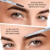 Honeybee Gardens Fine Point Brow Pencil, Mahogany, Long-Lasting Eyebrow Definition,
