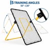 7 x 4 FT Volleyball Rebounder Net with 5 Adjustable