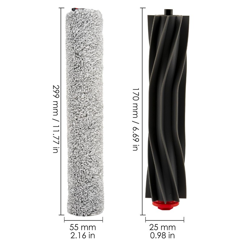 (4 Pack) Omni S1 Pro Replacement Roller Brushes Compatible With